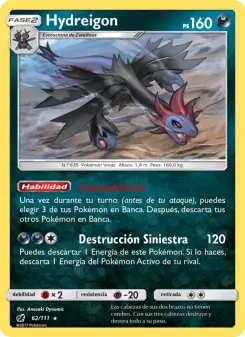 Hydreigon, Invasión Carmesí No. 62 Normal
