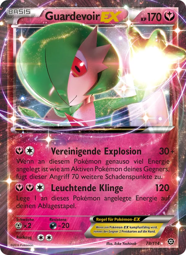 Guardevoir EX, Dampfkessel Nº 78