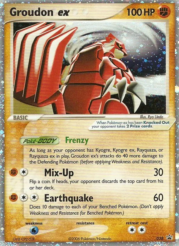Groudon ex, Nintendo Black Star Promos Nº 38