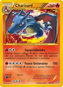 Charizard, Uragano Plasma No. 136 Normal