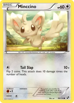 Minccino, Black & White No. 88 Normal
