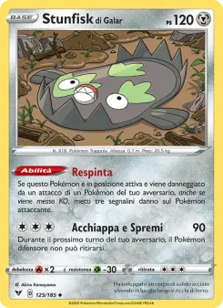 Stunfisk di Galar, Voltaggio Sfolgorante Nº 125 Normal