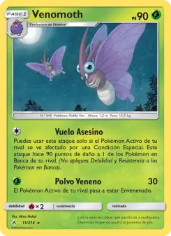 Venomoth, Vínculos Indestructibles No. 11 Normal