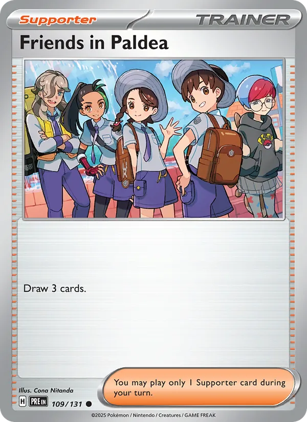 Friends in Paldea, Prismatic Evolutions Nº 109