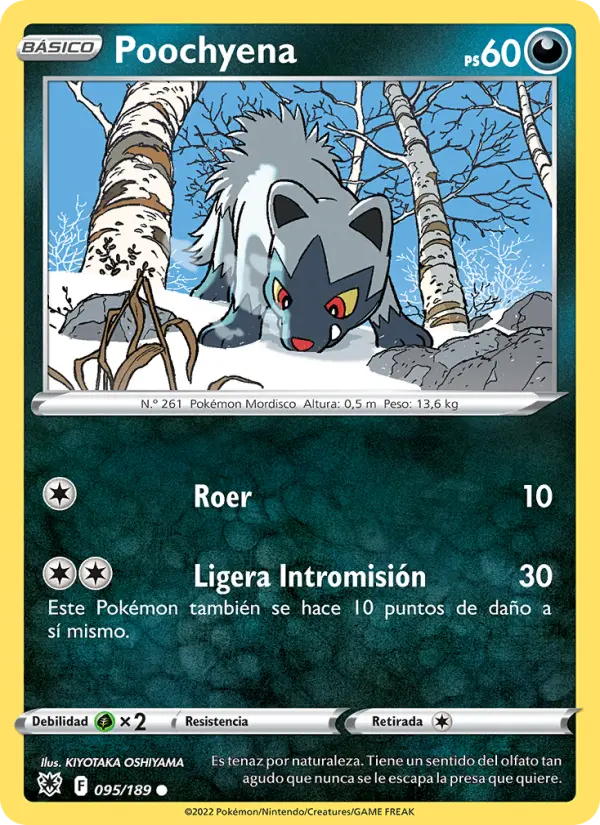 Poochyena, Resplandor Astral Nº 095