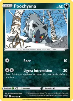 Poochyena, Resplandor Astral No. 095 Normal