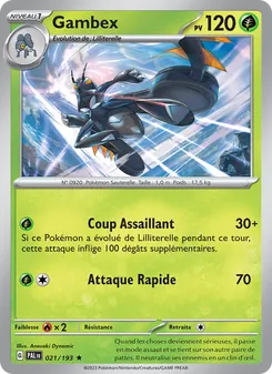 Gambex, Évolutions à Paldea Nº 021 Holo