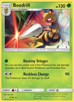 Beedrill, Team Up No. 5