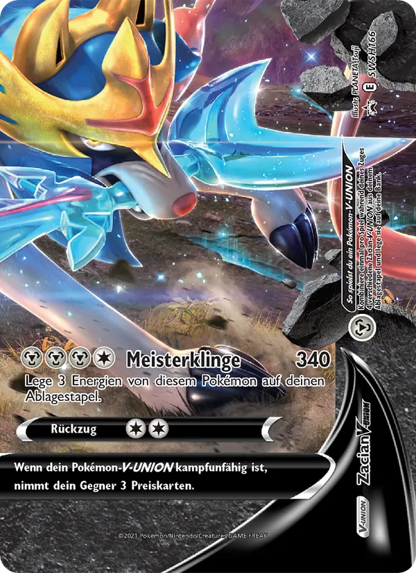 Zacian V-UNION, SCSC Promokarten No. SWSH166