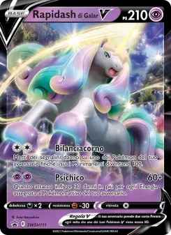 Rapidash di Galar V, SPSC Promo No. SWSH111 Holo