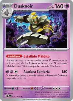 Dusknoir, Fabula Sombría Nº 020 Holo