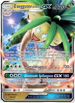 Exeggutor di Alola GX, Invasione Scarlatta No. 74 Normal