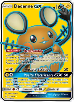 Dedenne GX, Vínculos Indestructibles No. 195 Normal
