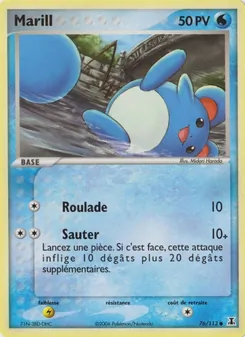 Marill, EX Espèces Delta Nº 76 Normal