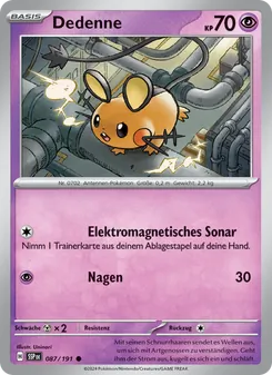 Dedenne, Stürmische Funken No. 087 Normal