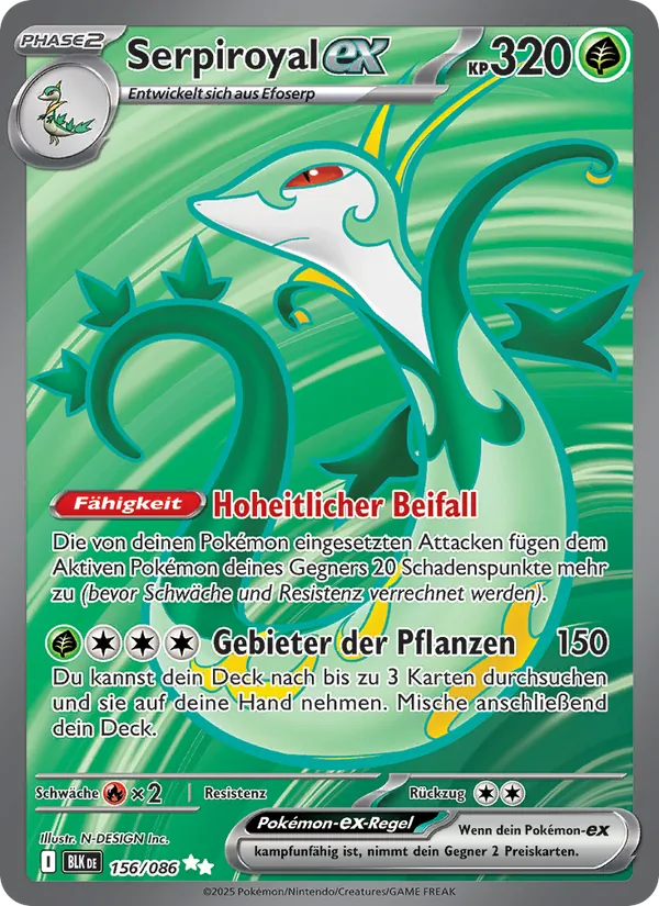 Serpiroyal-ex, Schwarze Blitze No. 156