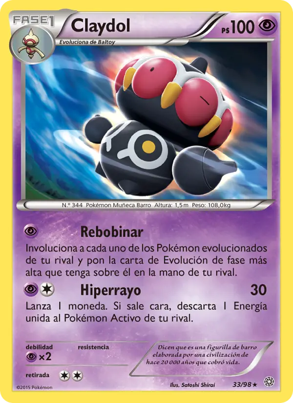 Claydol, Antiguos Orígenes Nº 33
