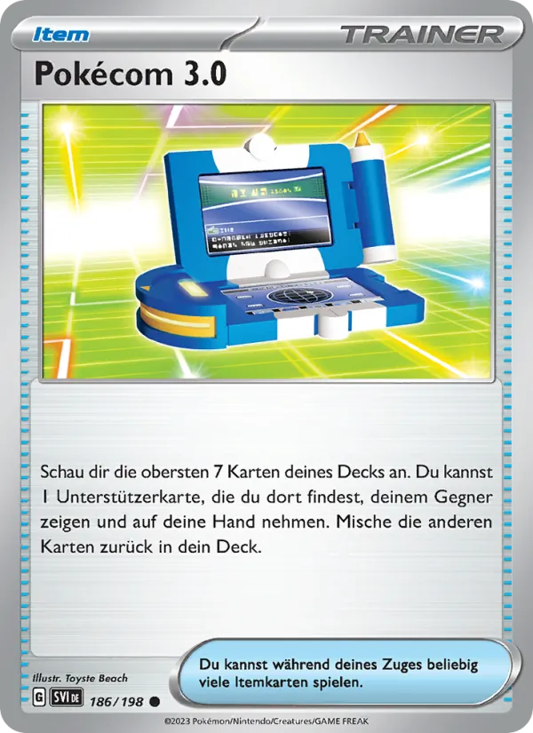 Pokécom 3.0, Karmesin & Purpur Nº 186