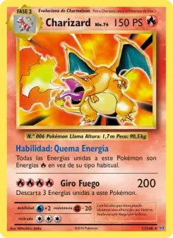 Charizard, Evoluciones No. 11 Normal