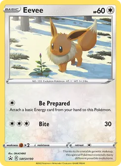 Eevee, SWSH Black Star Promos Nº SWSH190 Normal