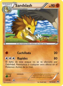 Sandslash, Turbo Impulso No. 76 Normal
