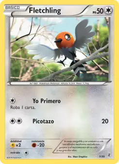 Fletchling, Kit de Entrenador XY (Bisharp) No. 1 Normal