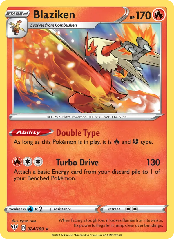 Blaziken, Darkness Ablaze Nº 24