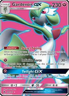 Gardevoir GX, Burning Shadows No. 140 Holo