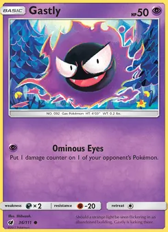 Gastly, Crimson Invasion No. 36 Normal