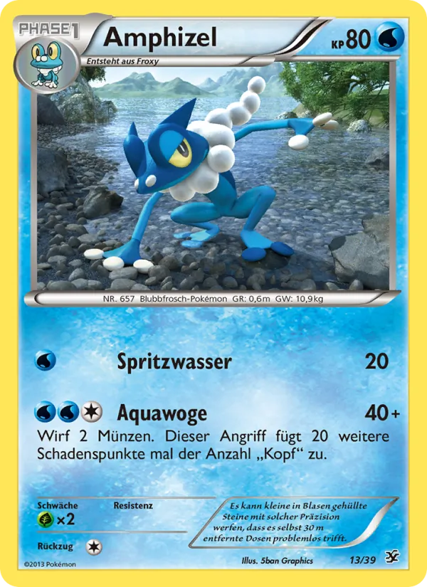 Amphizel, Willkommen in Kalos Nº 13