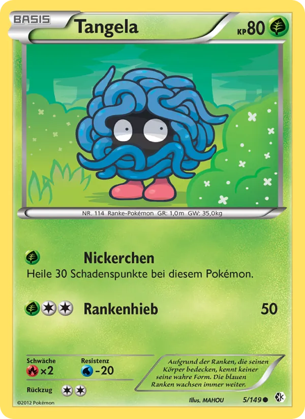 Tangela, Überschrittene Schwellen No. 5