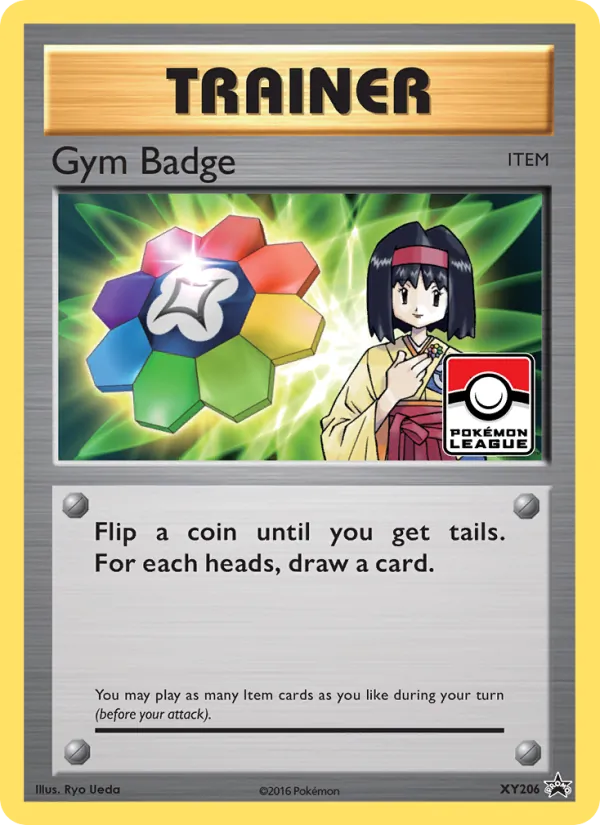 Gym Badge, XY Black Star Promos No. XY206