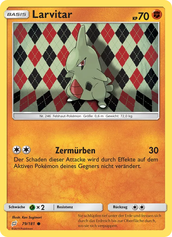 Larvitar, Teams Sind Trumpf No. 79