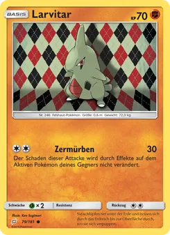 Larvitar, Teams Sind Trumpf Nº 79 Normal