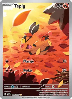 Tepig, Llama Blanca No. 096 Holo