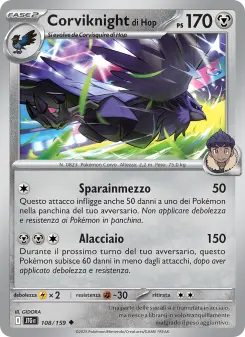Corviknight di Hop, Avventure Insieme No. 108 Normal