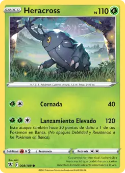 Heracross, Resplandor Astral Nº 008 Normal
