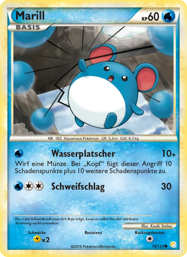 Marill, HeartGold SoulSilver Nº 74