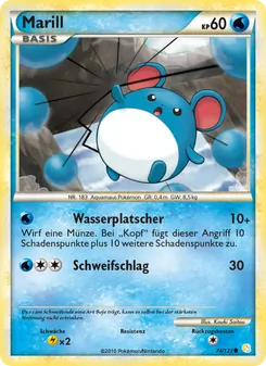 Marill, HeartGold SoulSilver Nº 74 Normal