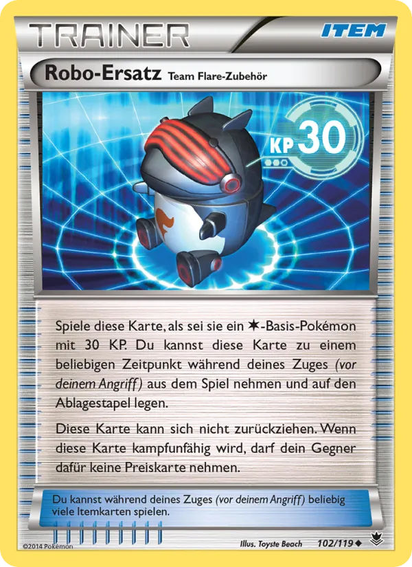 Robo-Ersatz Team Flare-Zubehör, Phantomkräfte No. 102