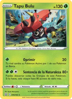 Tapu Bulu, Estilos de Combate Nº 16 Reverse