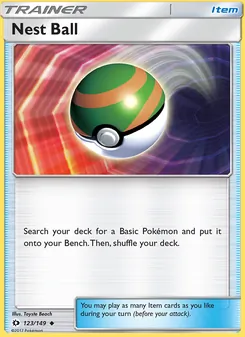 Nest Ball, Sun & Moon Nº 123 Normal
