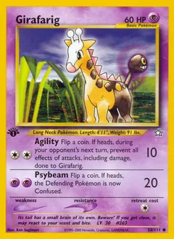 Girafarig, Neo Genesis No. 58 Normal