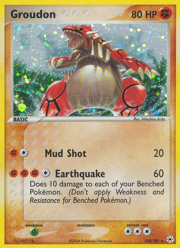 Groudon, Hidden Legends No. 102