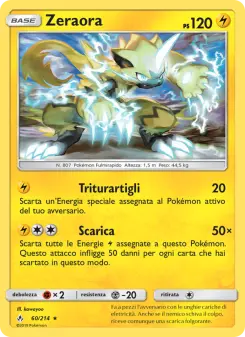 Zeraora, Legami Inossidabili Nº 60 Normal