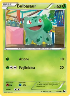 Bulbasaur, Esploratori delle Tenebre Nº 1 Normal