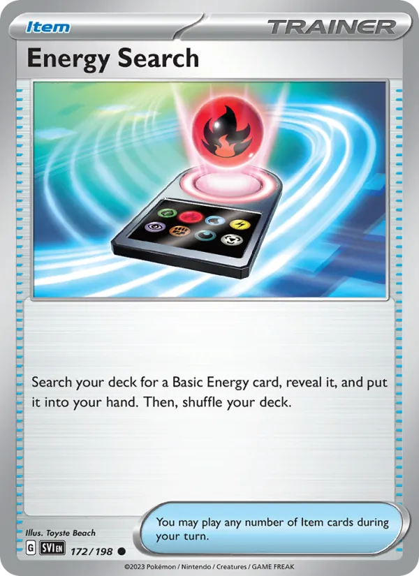 Energy Search, Scarlet & Violet No. 172
