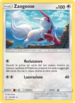 Zangoose, Gioco di Squadra No. 132 Normal