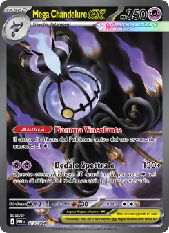 Mega Chandelure-ex, Buio Pesto Nº 115 Holo