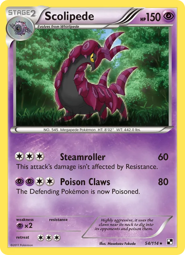 Scolipede, Black & White Nº 54